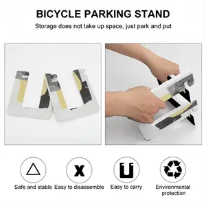 Yellow Balance Bike Parking Stand