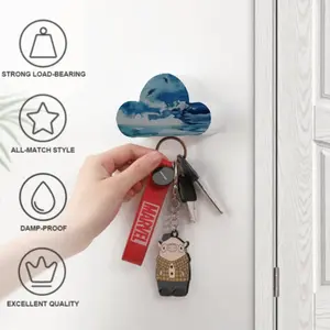 Ocean Clouds Magnetic Key Hanger