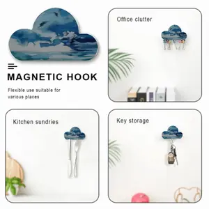 Ocean Clouds Magnetic Key Hanger