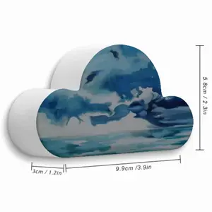 Ocean Clouds Magnetic Key Hanger