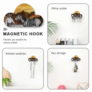 Cowboy With Horse Magnetic Key Hanger