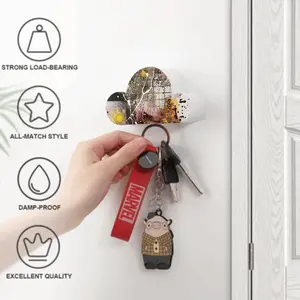 Rust Z Magnetic Key Hanger