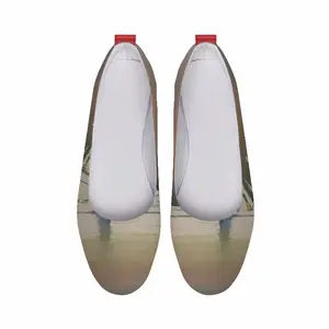 Men Sailboats Anchored At Sunset Single Shoes