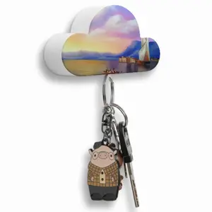 Italian Sea Landscape Magnetic Key Hanger