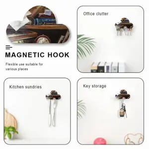 Personal Book Shelf Magnetic Key Hanger