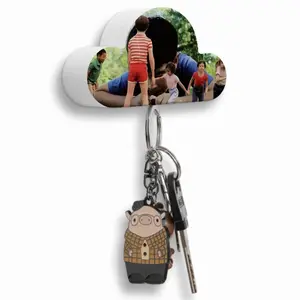 Does Not Play Well With Others Magnetic Key Hanger