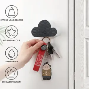 Black Magnetic Key Hanger