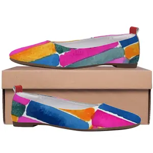 Men Watercolor Pink Blue Extra Large Single Shoes