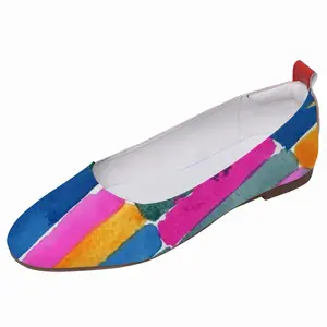 Men Watercolor Pink Blue Extra Large Single Shoes