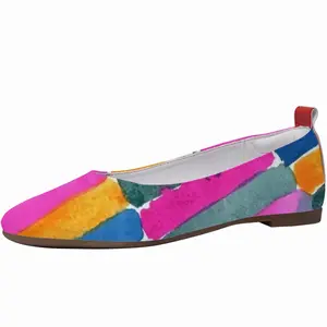 Men Watercolor Pink Blue Extra Large Single Shoes