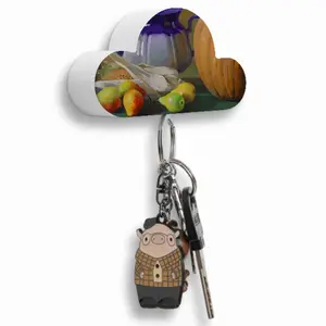 Still Life With Pumpkin Magnetic Key Hanger