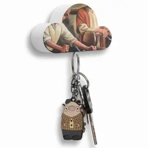 Joseph And Jesus Magnetic Key Hanger