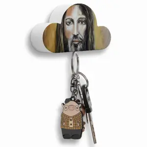 Christ Face Magnetic Key Hanger