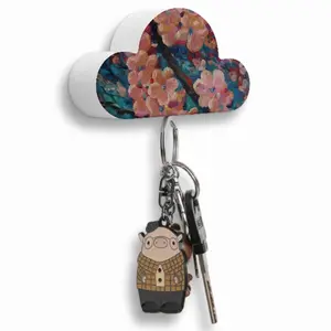 Apple Tree Blossom Magnetic Key Hanger