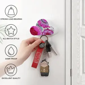 Peony Blossom Magnetic Key Hanger