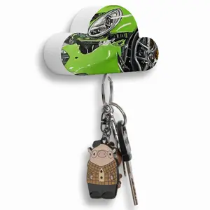 Porsche Gt3 Crash Magnetic Key Hanger