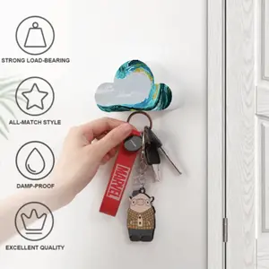 Barrel Wave Magnetic Key Hanger