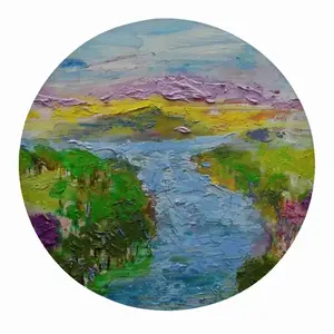 River Fridge Magnet