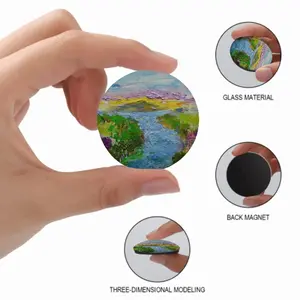 River Fridge Magnet