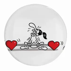 Lifting Love Fridge Magnet