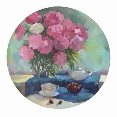 Still Life With Peonies Fridge Magnet