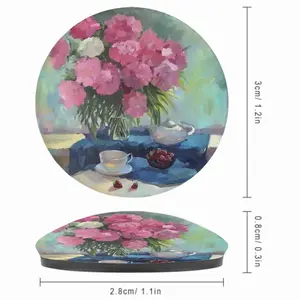 Still Life With Peonies Fridge Magnet