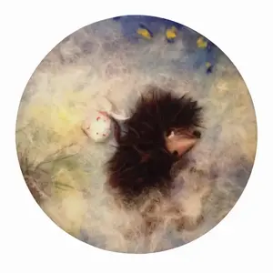 Hedgehog In The Fog Fridge Magnet