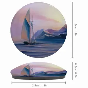 Soft Purple Sea Fridge Magnet