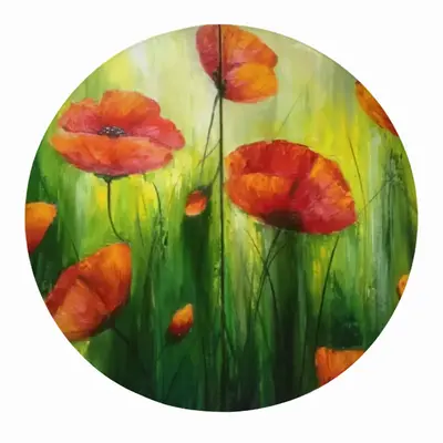 The Sunshine Poppies Fridge Magnet