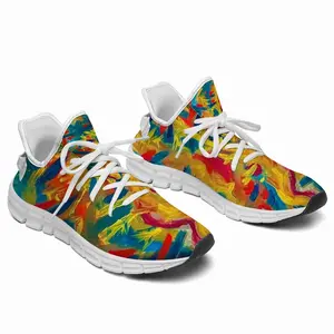 Men Burning Flame Woven Training Shoes