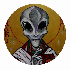 Icon Of Alien Enki Fridge Magnet