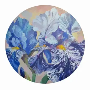 Irises Fridge Magnet