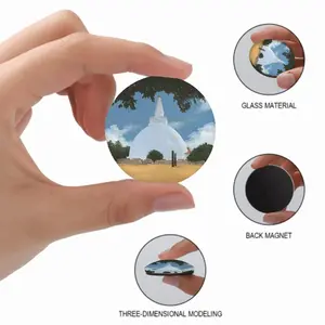 Connect Earth And Heaven Fridge Magnet