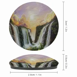 Among The Waterfalls Fridge Magnet