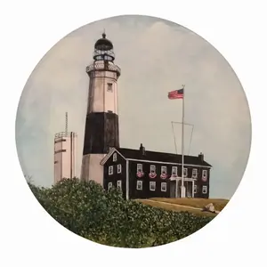 Montauk Point Lighthouse Fridge Magnet