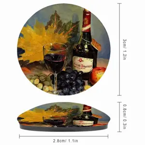 Bright Still Life With Wine Fridge Magnet