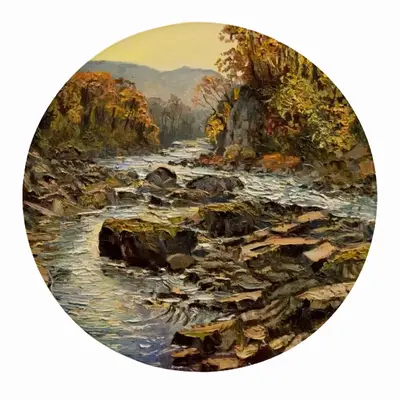 White River Gorge Impressionism Fridge Magnet