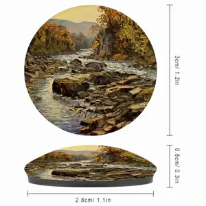 White River Gorge Impressionism Fridge Magnet