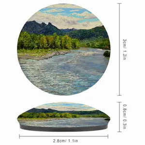 Signed Mountain River Fridge Magnet