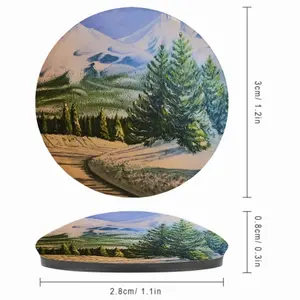 Mountain Road Fridge Magnet