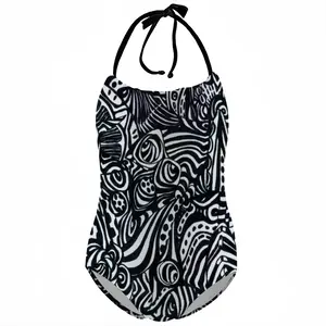 Flowers Kids One Piece Swimsuit