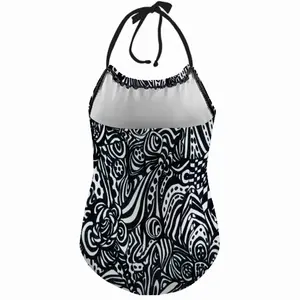 Flowers Kids One Piece Swimsuit