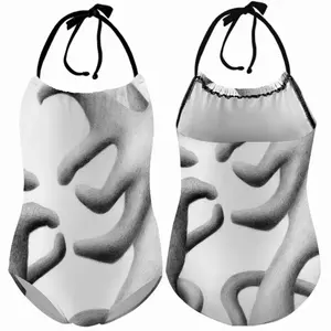 Amorphous Shapes Kids One Piece Swimsuit