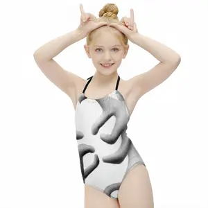 Amorphous Shapes Kids One Piece Swimsuit