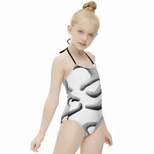 Amorphous Shapes Kids One Piece Swimsuit