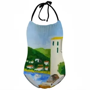 Cadaques (Spain) Kids One Piece Swimsuit