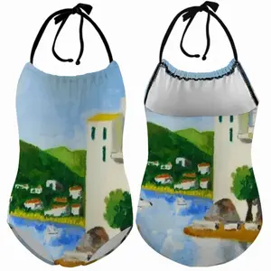 Cadaques (Spain) Kids One Piece Swimsuit