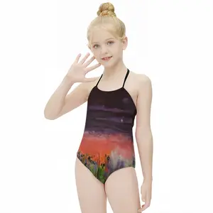 Summer At Hatley Park Kids One Piece Swimsuit