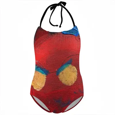 Derrida Bird Kids One Piece Swimsuit