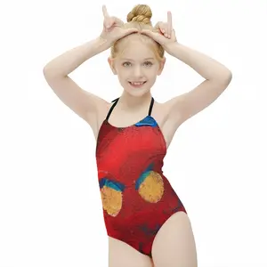 Derrida Bird Kids One Piece Swimsuit